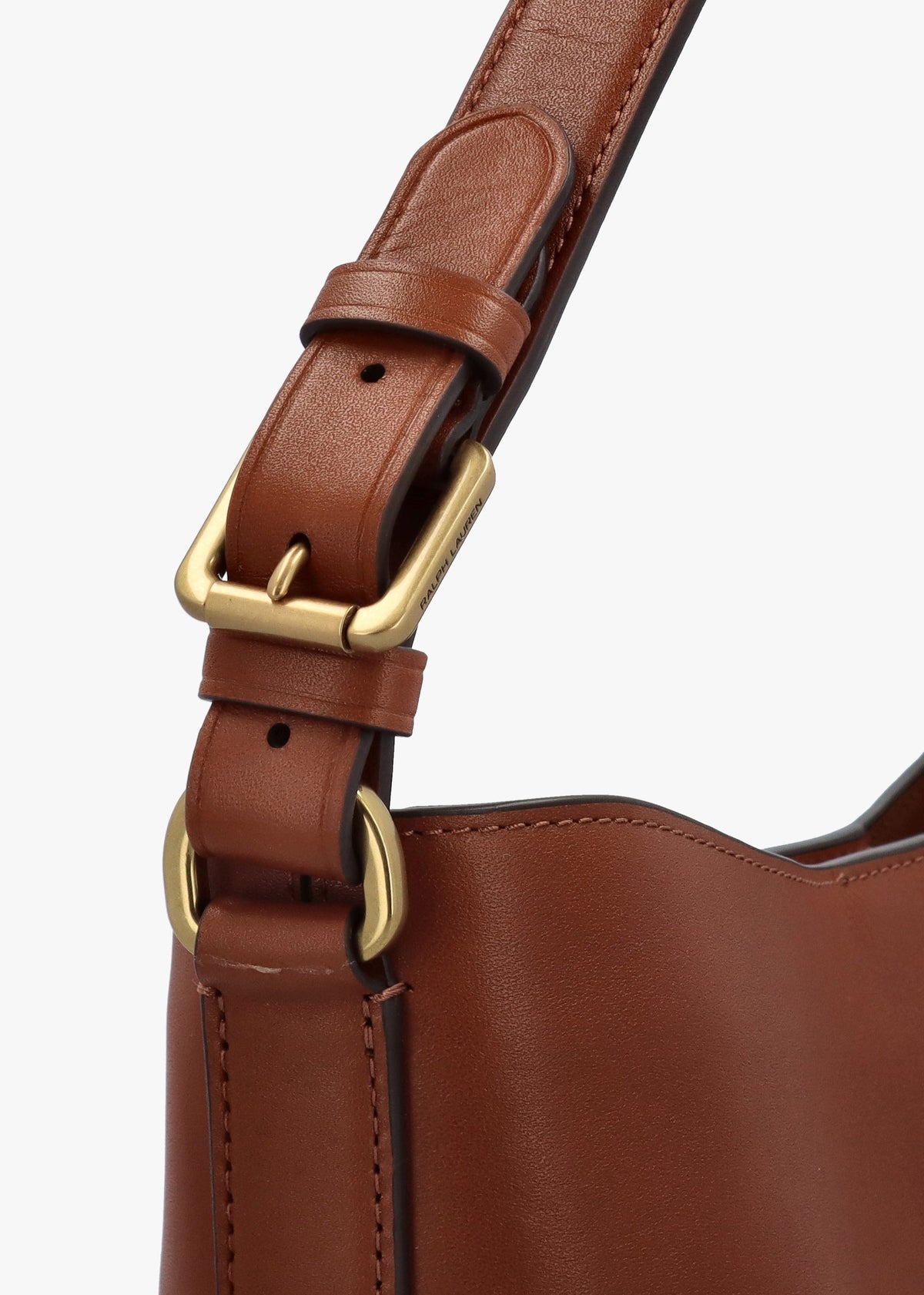 Witley Medium Lauren Tan Leather Bucket Bag