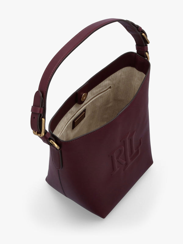 Witley Medium Red Leather Bucket Bag