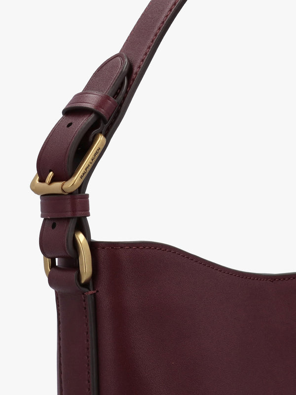 Witley Medium Red Leather Bucket Bag