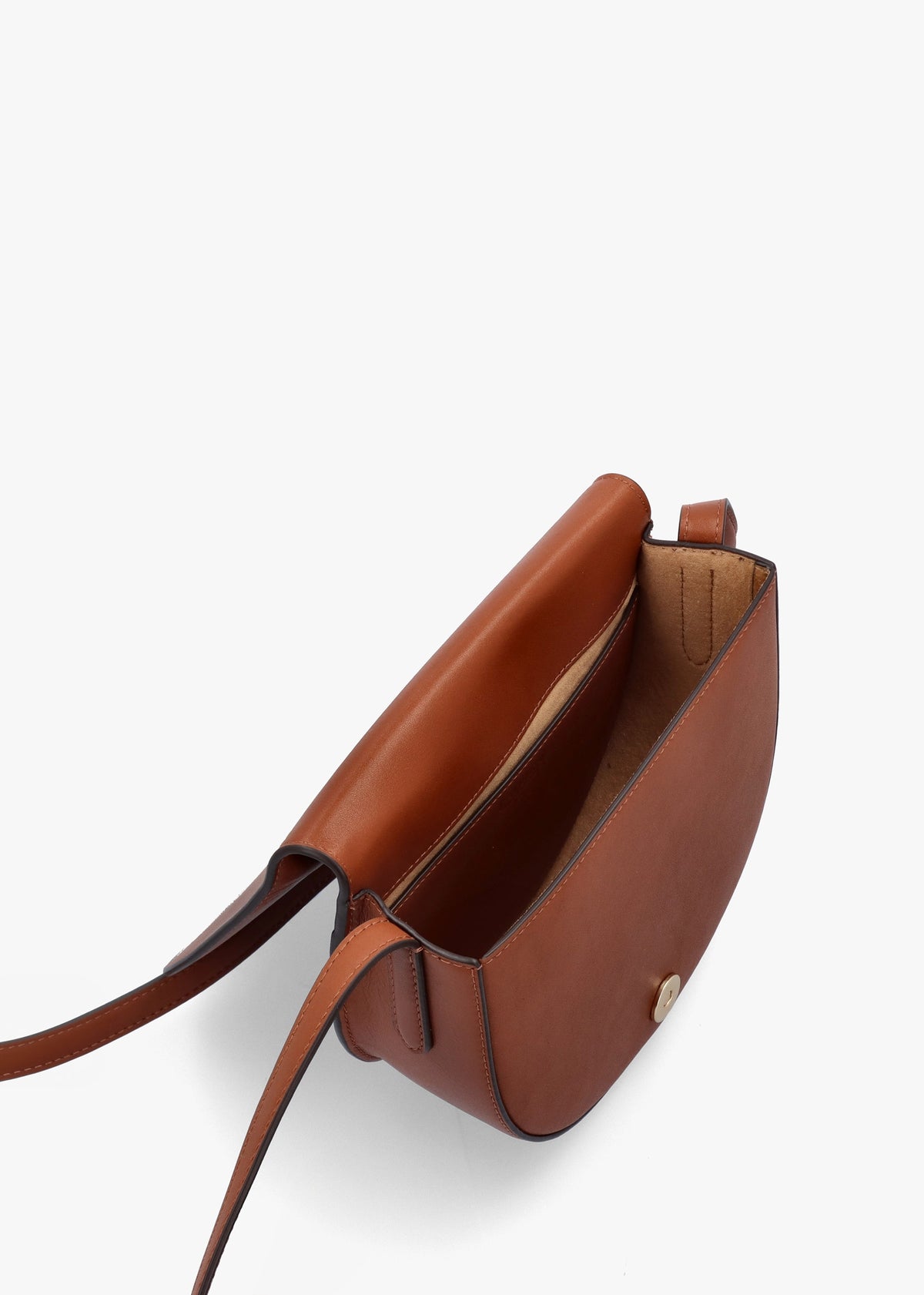Witley Medium Lauren Tan Leather Cross-Body Bag