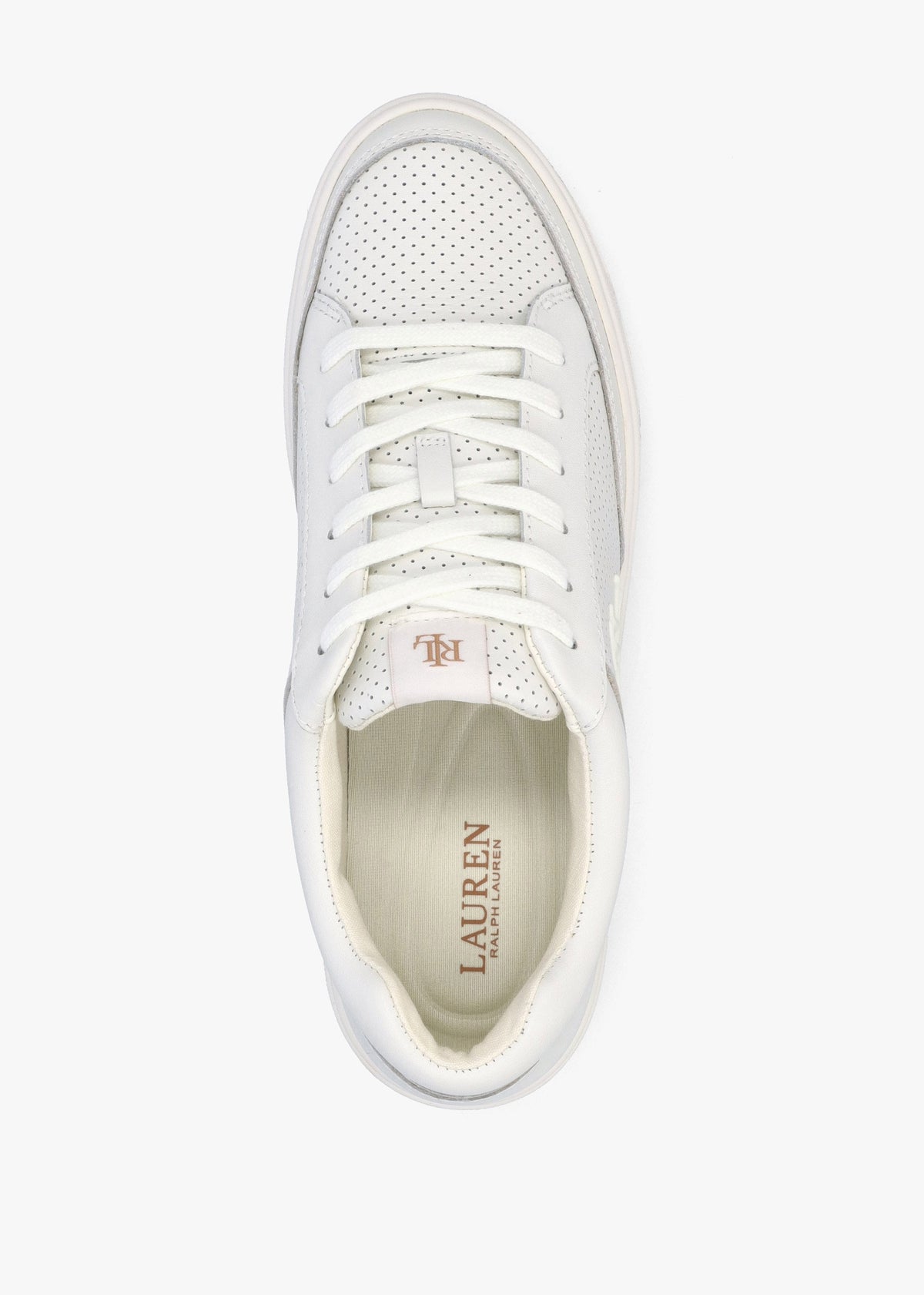 Hailey Snow White Leather Trainers