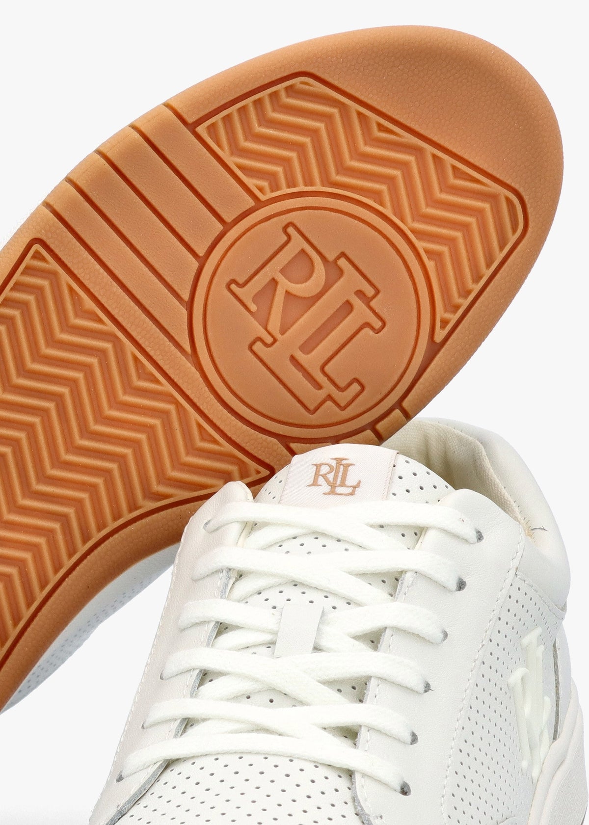 Hailey Snow White Leather Trainers