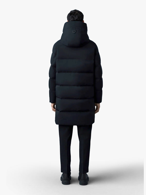 Men’s Antoine 2 In 1 Recycled Down Black Parka