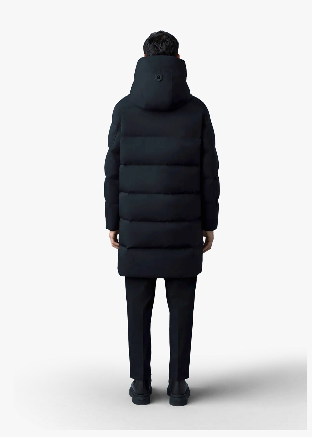 Men’s Antoine 2 In 1 Recycled Down Black Parka