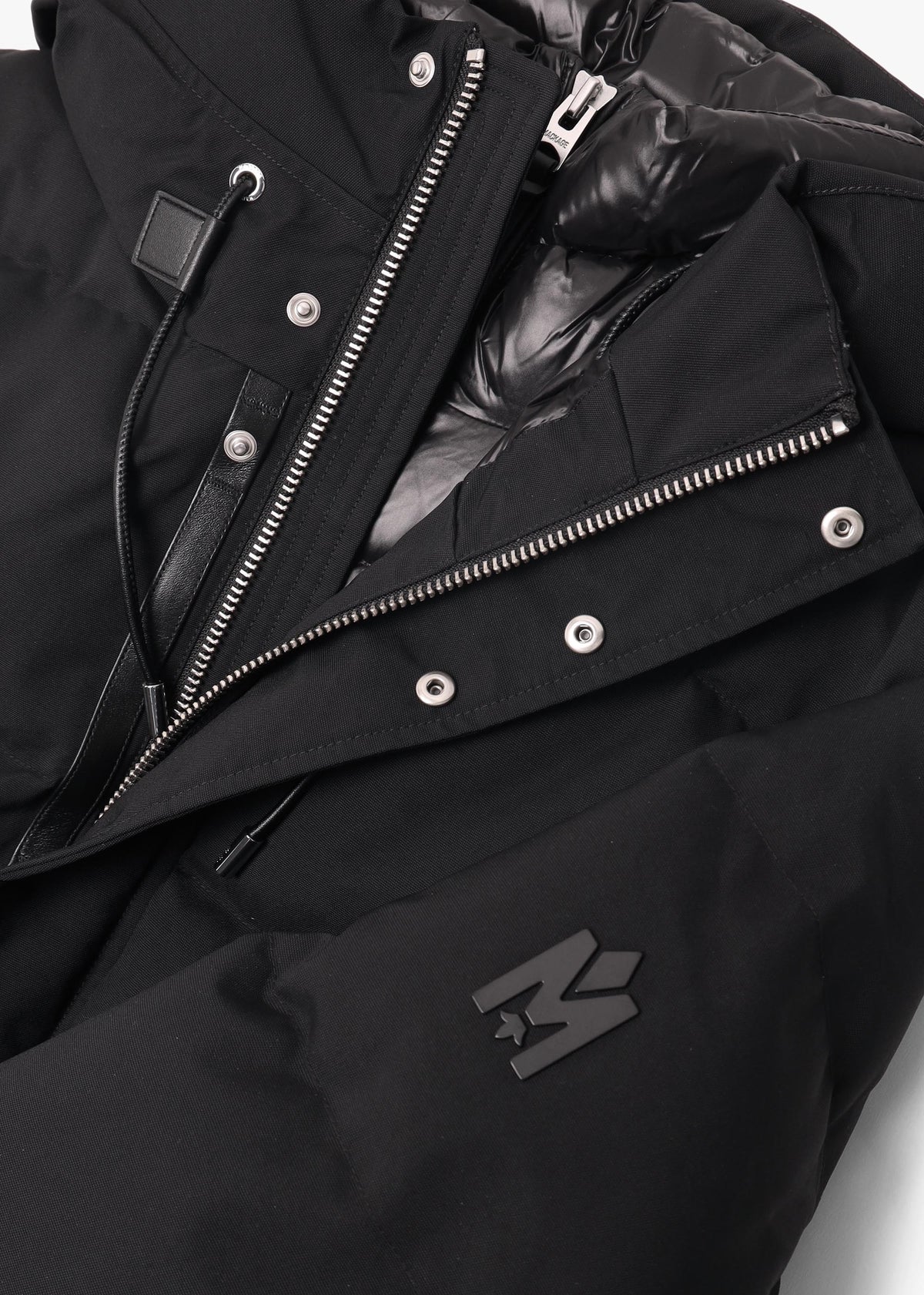 Men’s Antoine 2 In 1 Recycled Down Black Parka