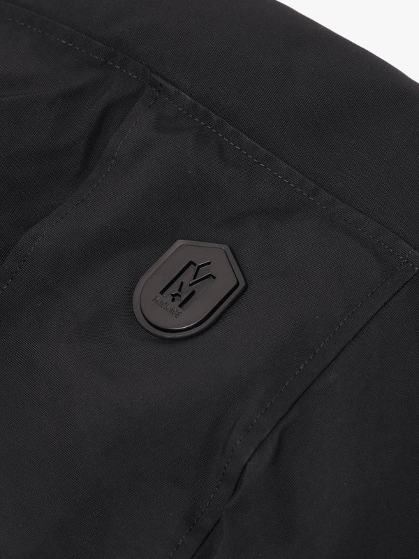 Men’s Antoine 2 In 1 Recycled Down Black Parka
