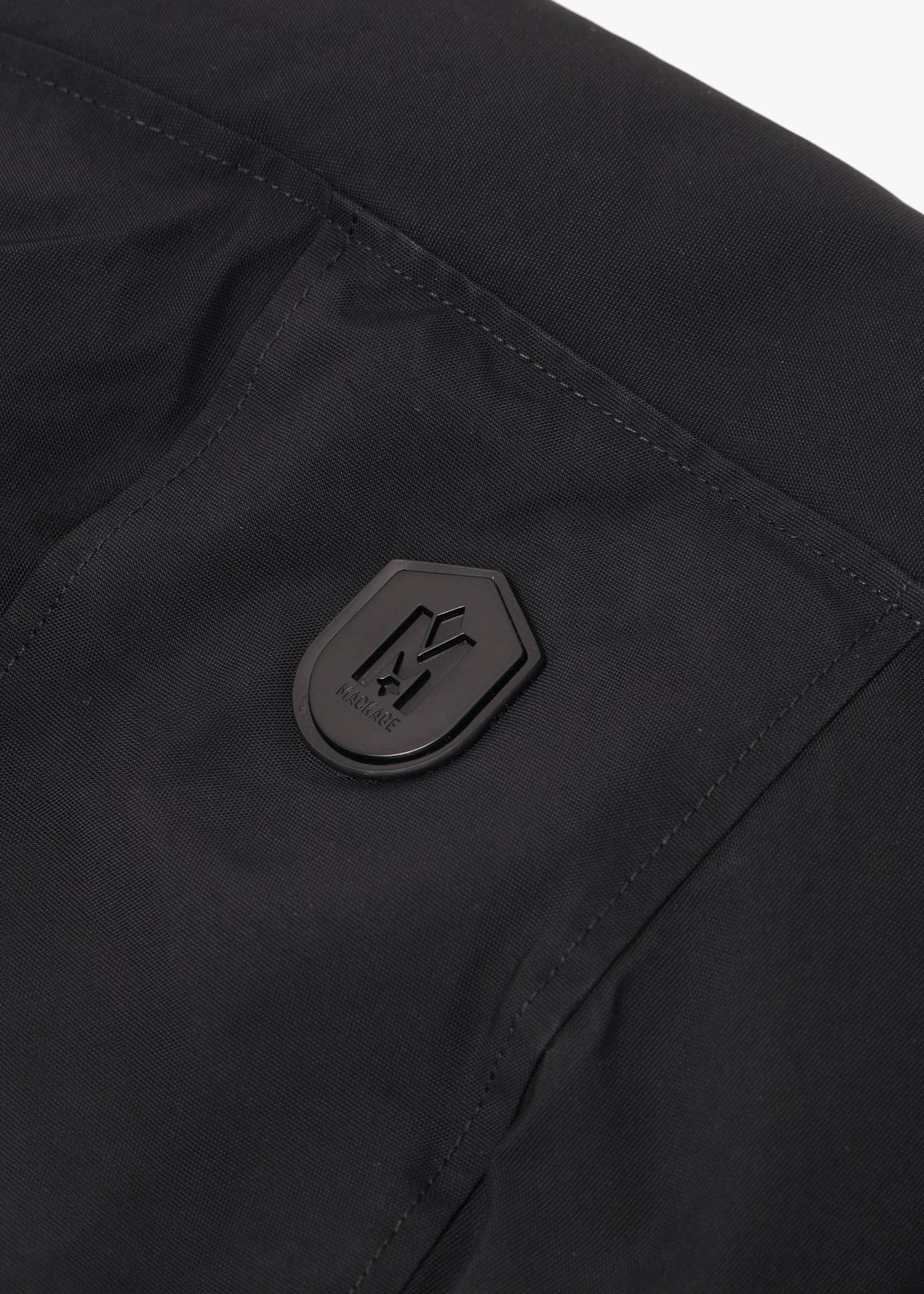 Men’s Antoine 2 In 1 Recycled Down Black Parka