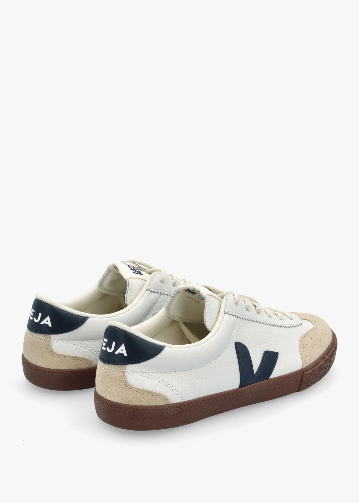 Men's Volley O.T Leather White Nautico Bark Trainers