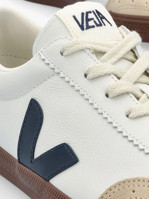 Men's Volley O.T Leather White Nautico Bark Trainers