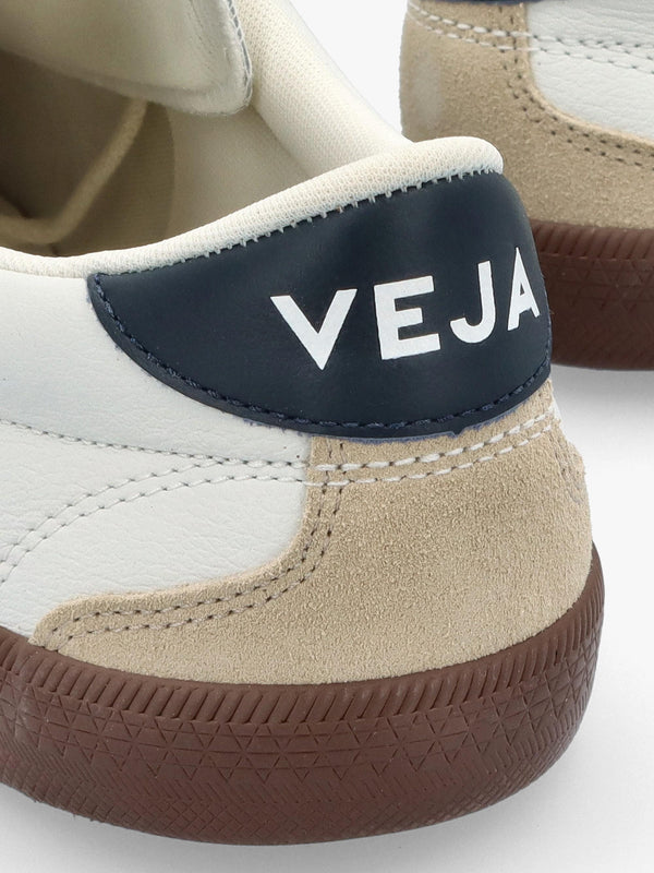 Men's Volley O.T Leather White Nautico Bark Trainers