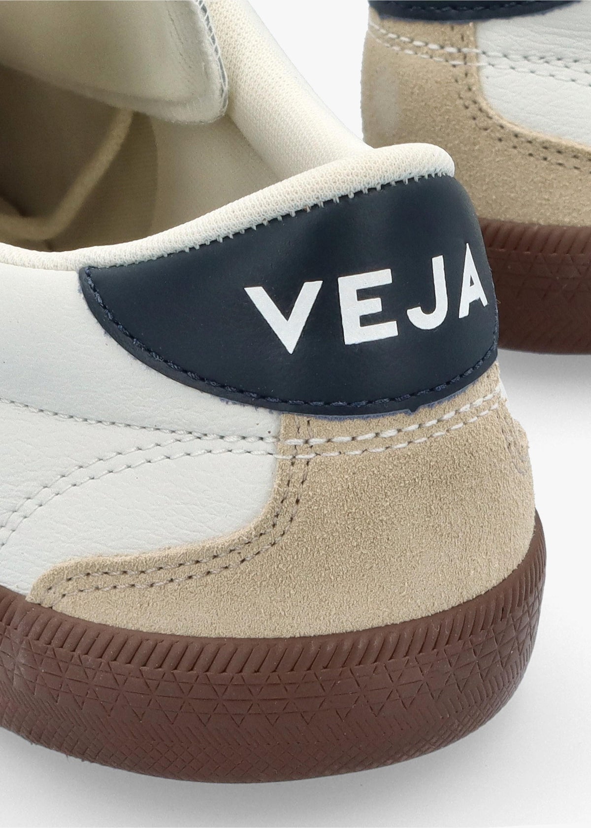 Men's Volley O.T Leather White Nautico Bark Trainers
