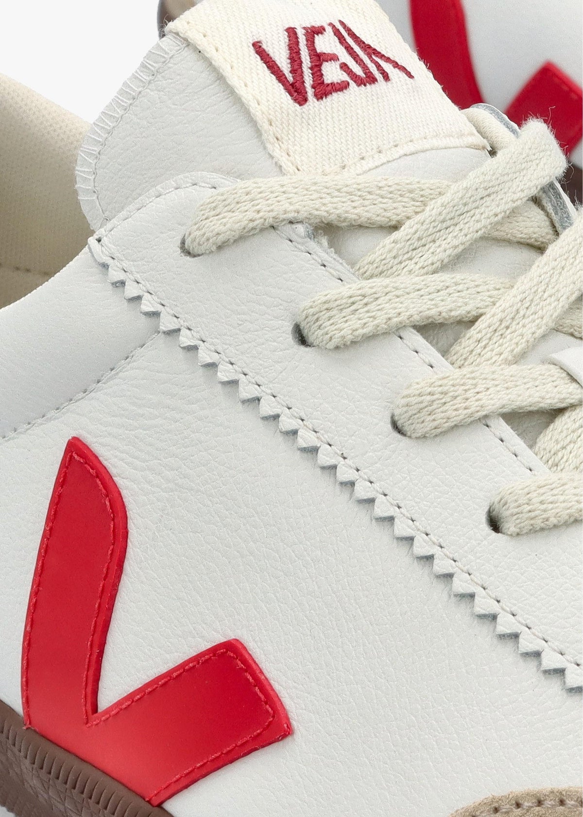 Men's Volley O.T Leather White Pekin Bark Trainers