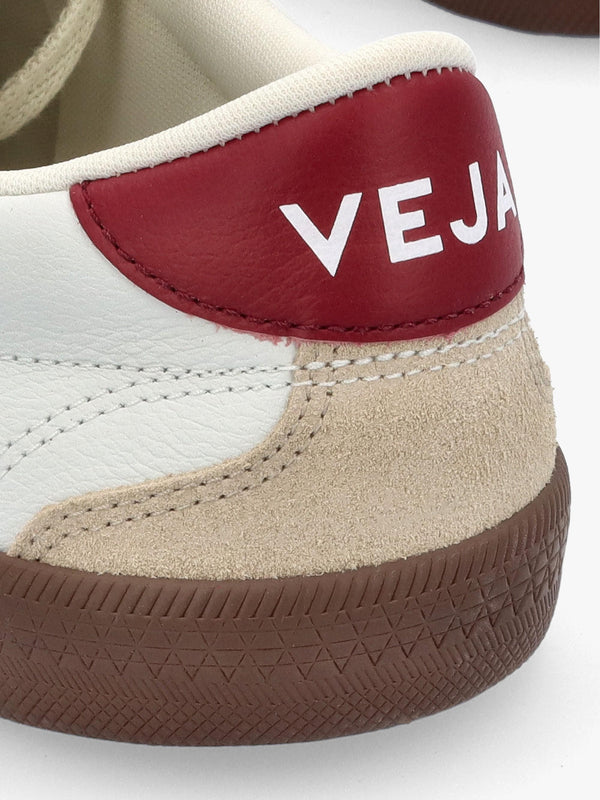 Men's Volley O.T Leather White Pekin Bark Trainers