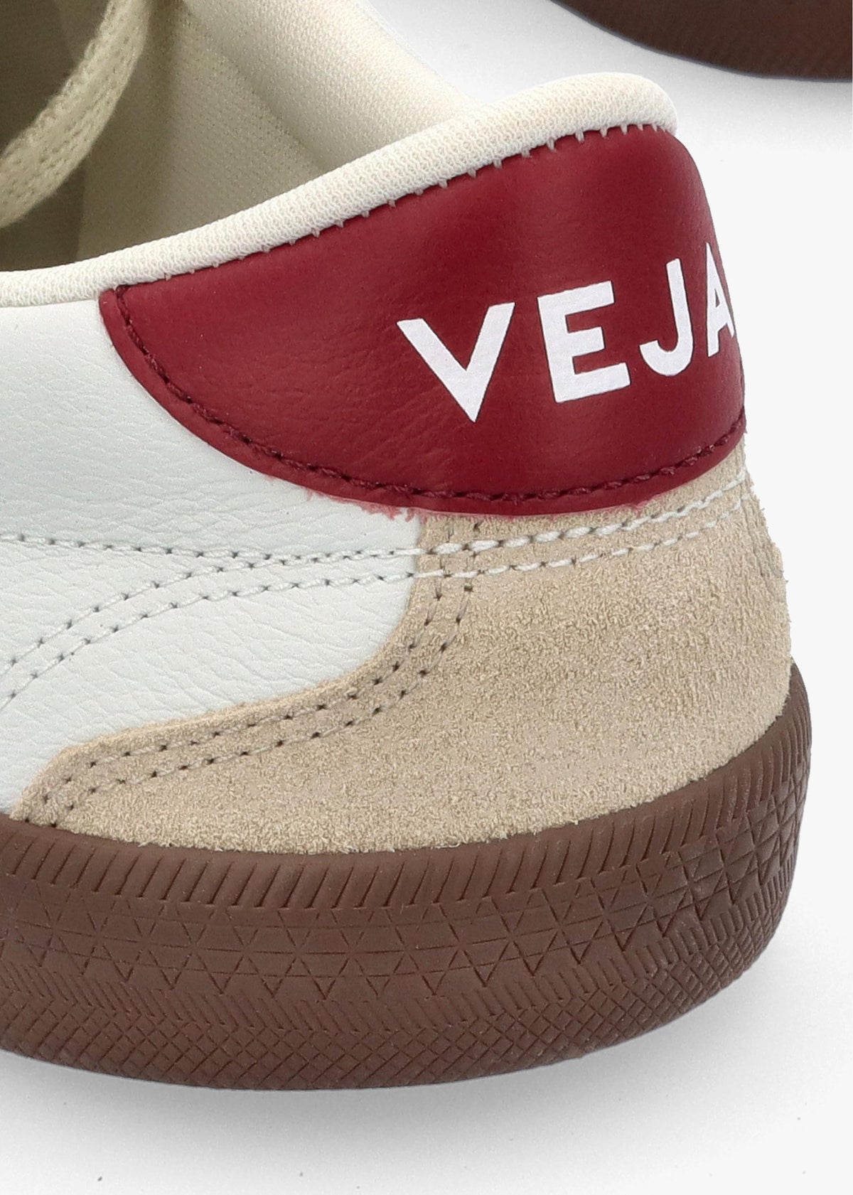 Men's Volley O.T Leather White Pekin Bark Trainers
