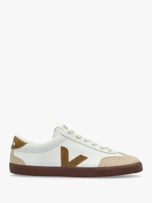 Men's Volley O.T Leather White Tent Bark Trainers