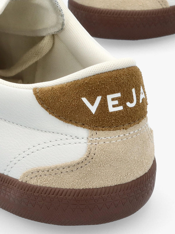 Men's Volley O.T Leather White Tent Bark Trainers