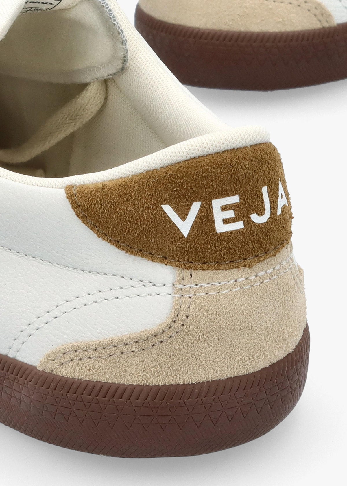 Men's Volley O.T Leather White Tent Bark Trainers