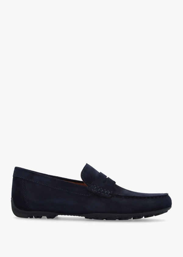 Men’s U Kosmopolis + Grip Navy Suede Loafers