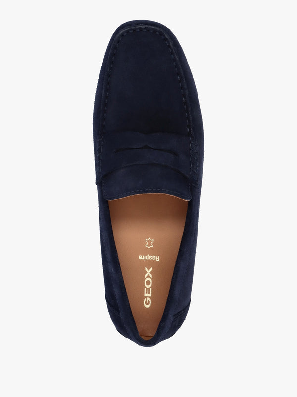 Men’s U Kosmopolis + Grip Navy Suede Loafers
