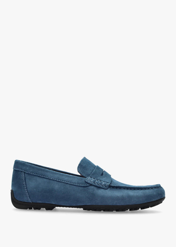 Men’s U Kosmopolis + Grip Dark Avio Suede Loafers