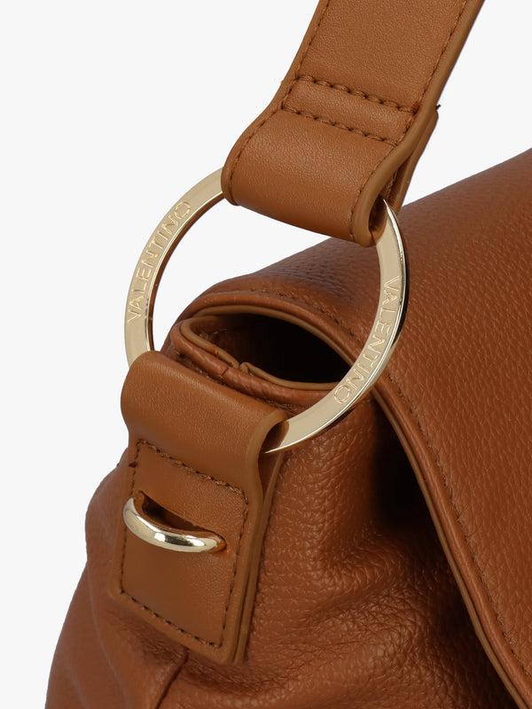 Peonies Cuoio Shoulder Bag