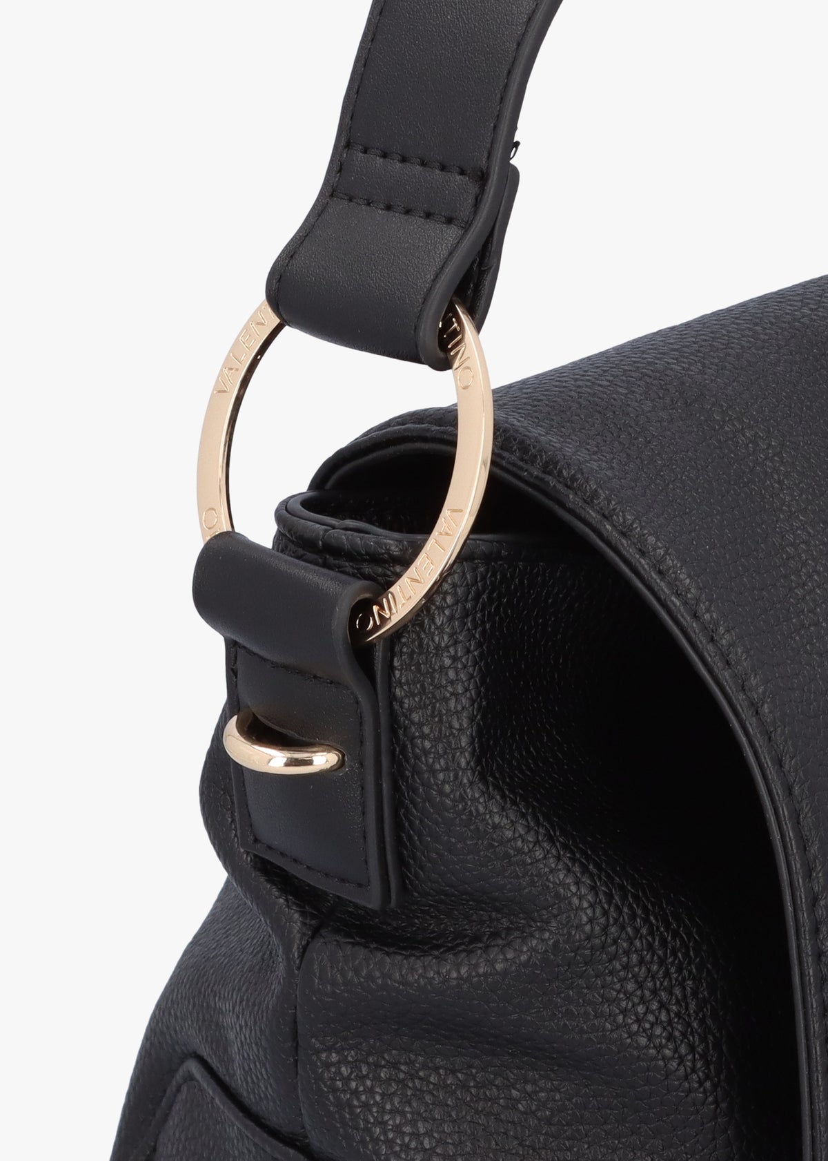 Peonies Nero Shoulder Bag