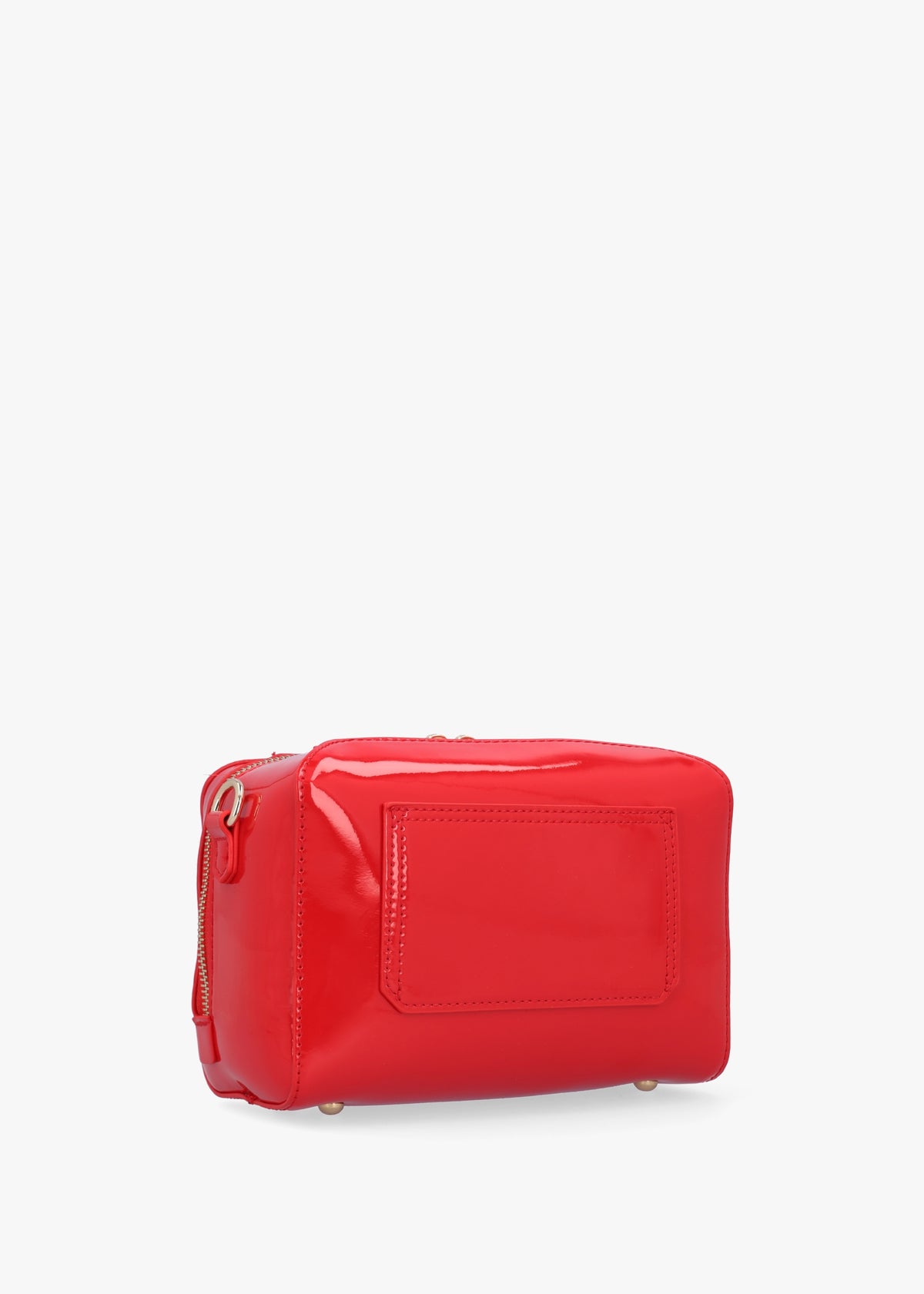 Pattie Patent Rosso Camera Bag