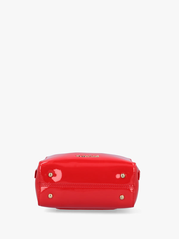 Pattie Patent Rosso Camera Bag