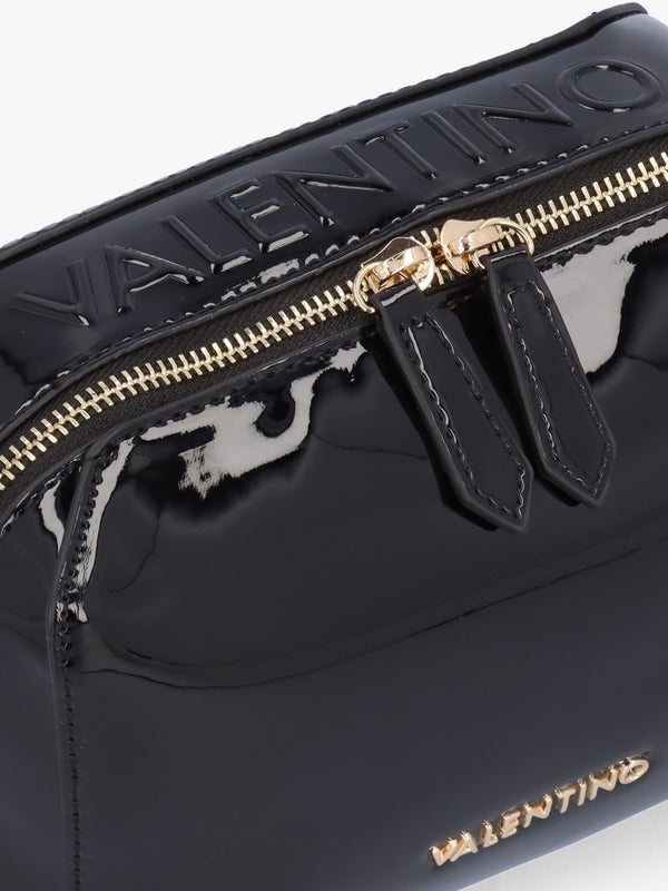Pattie Patent Nero Camera Bag