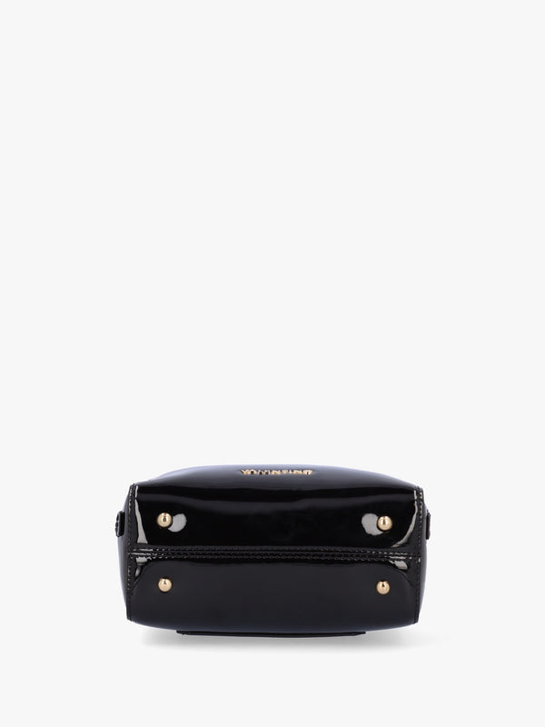 Pattie Patent Nero Camera Bag
