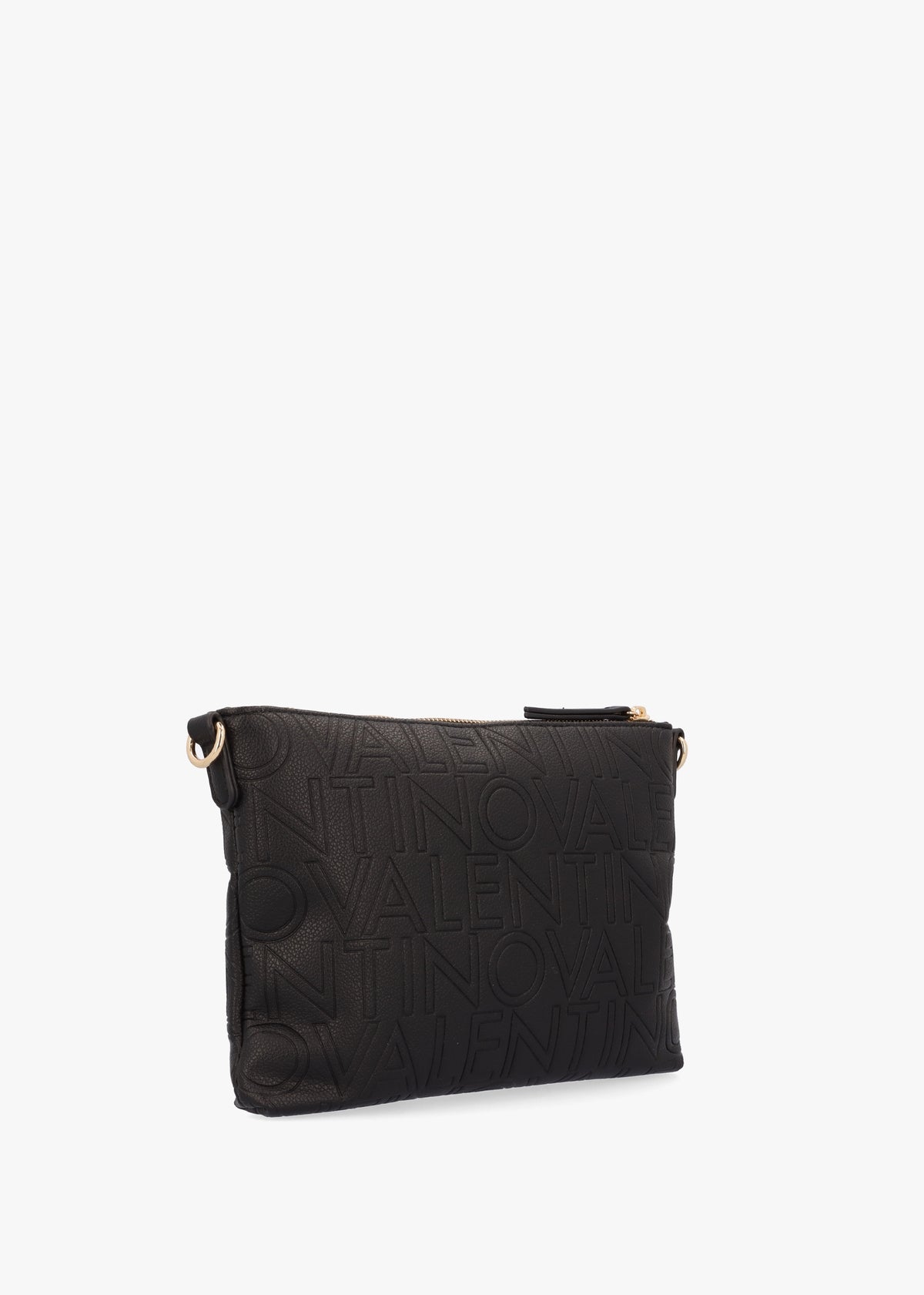 Pansy Logo Top Zip Nero Cross-Body Bag