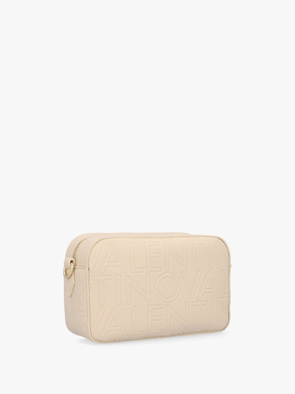 Pansy Ecru Logo Camera Bag