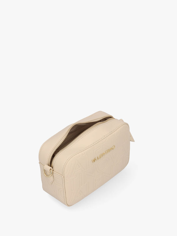 Pansy Ecru Logo Camera Bag