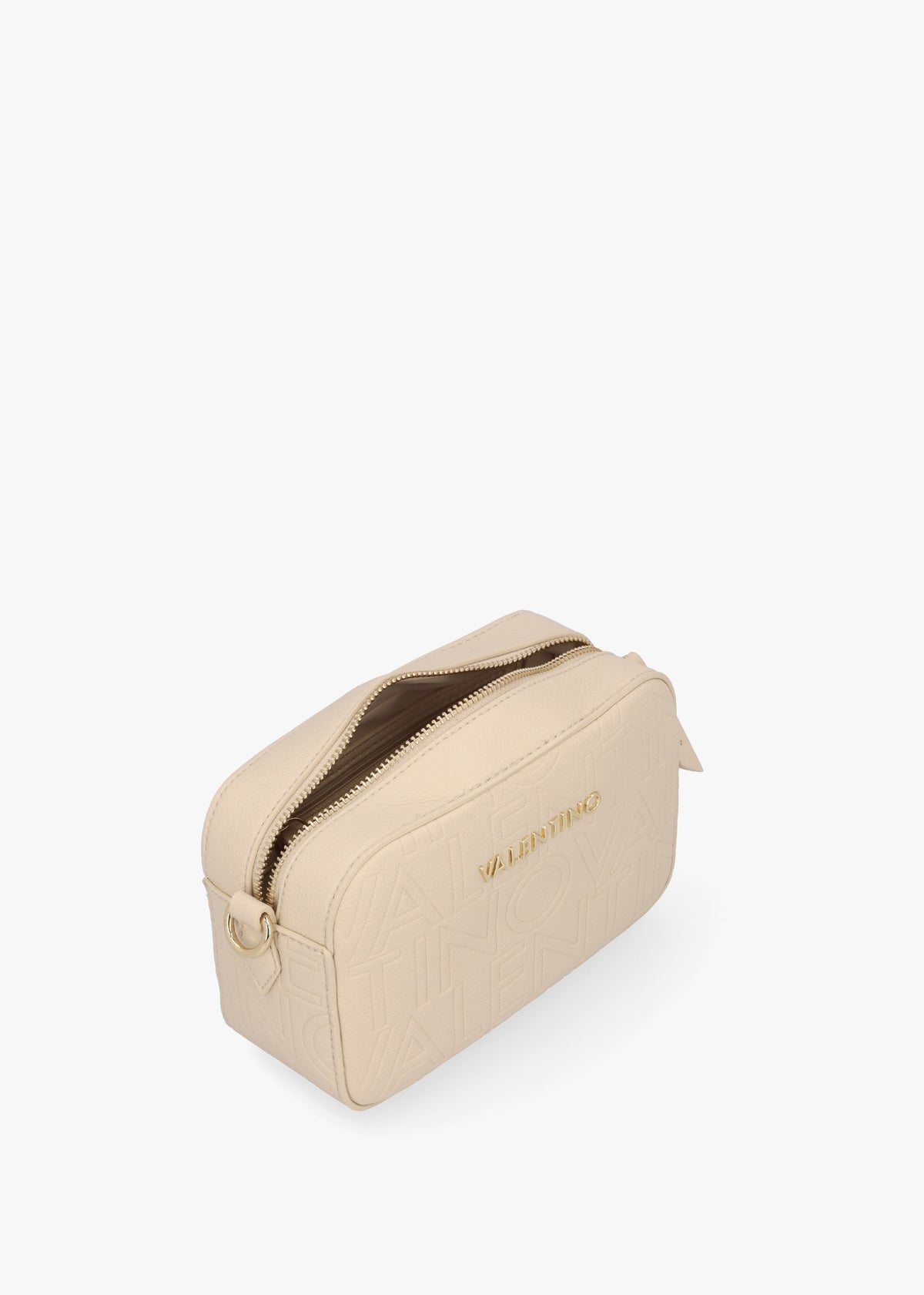 Pansy Ecru Logo Camera Bag
