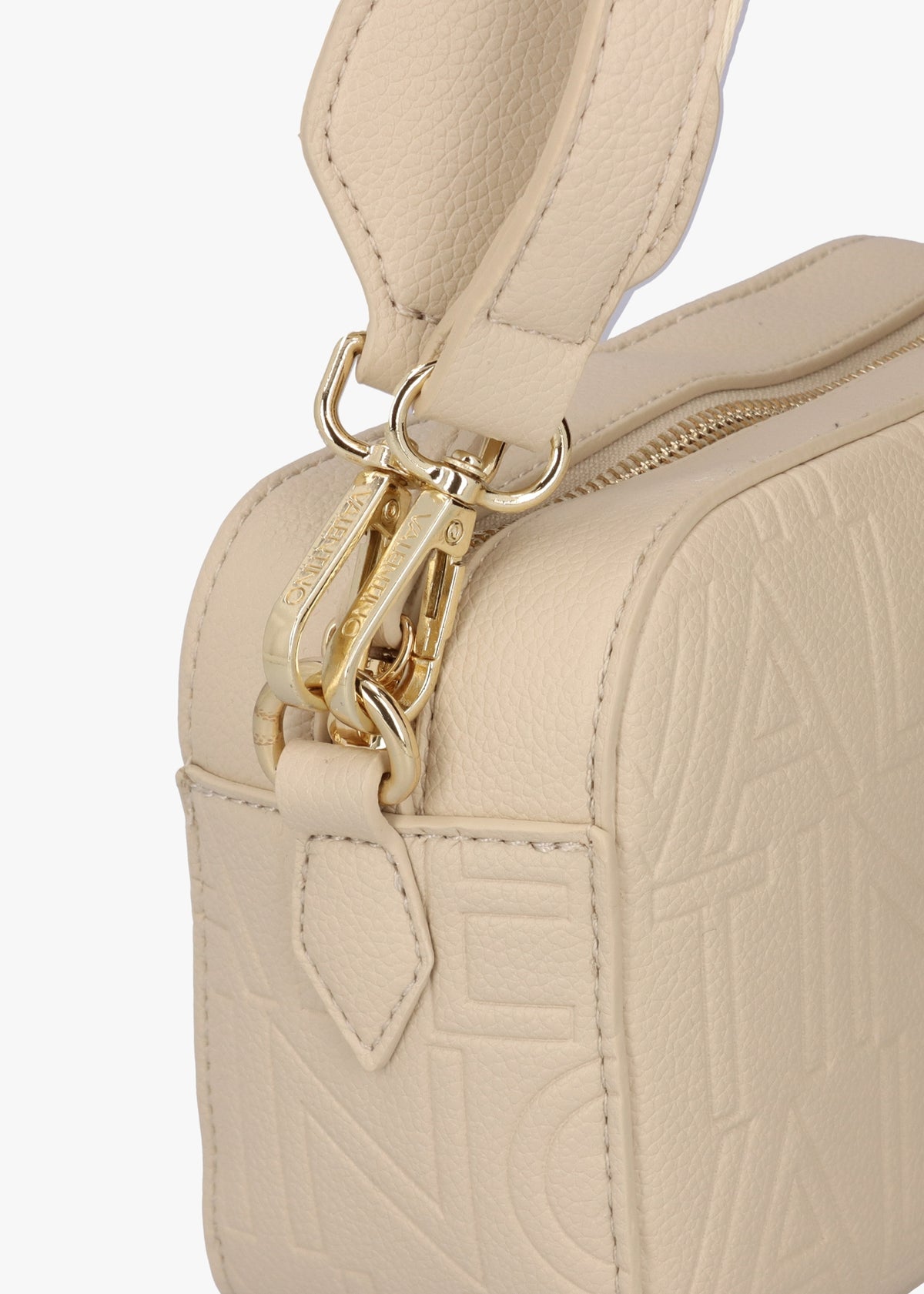 Pansy Ecru Logo Camera Bag