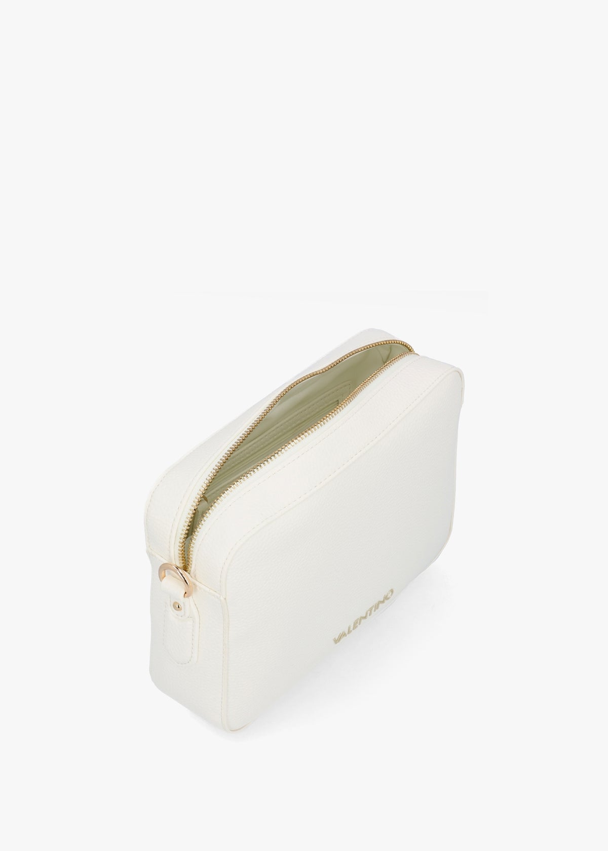 Brixton II Bianco Pebbled Camera Bag