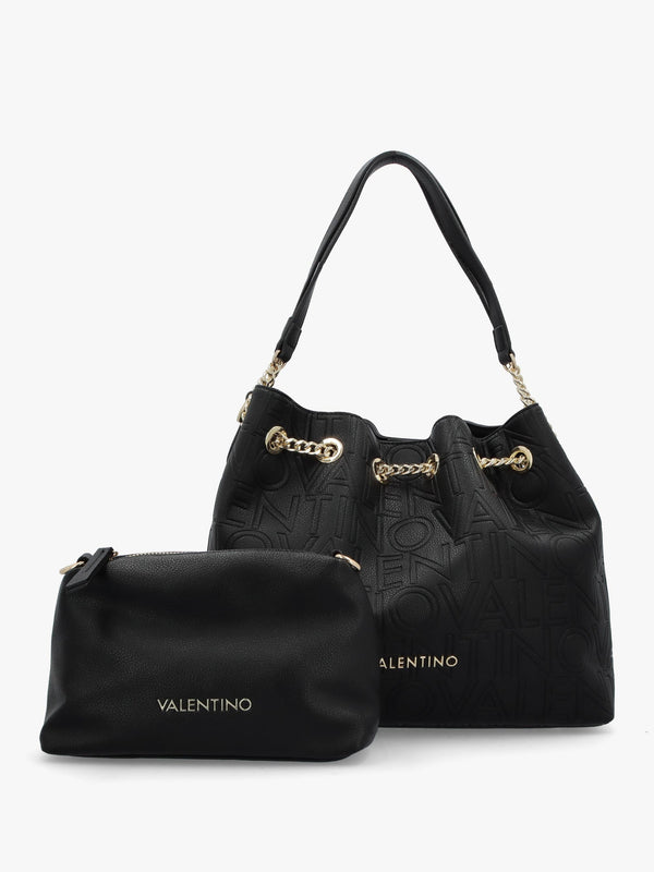 Pansy Nero Logo Bucket Bag