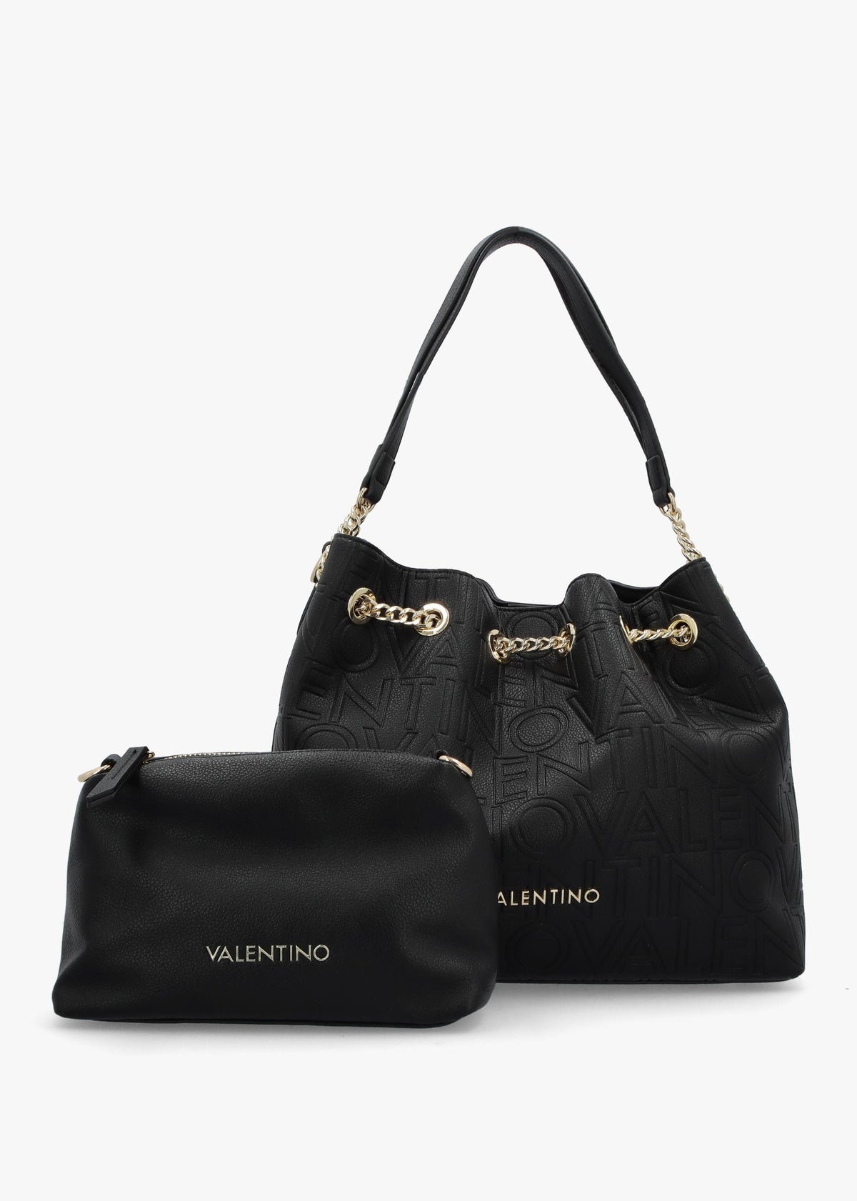 Pansy Nero Logo Bucket Bag