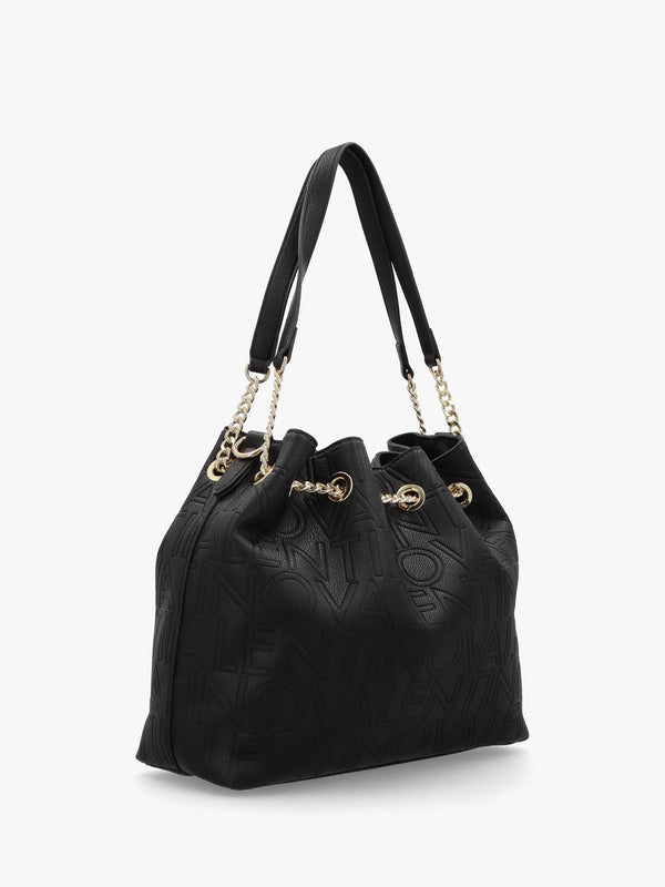 Pansy Nero Logo Bucket Bag