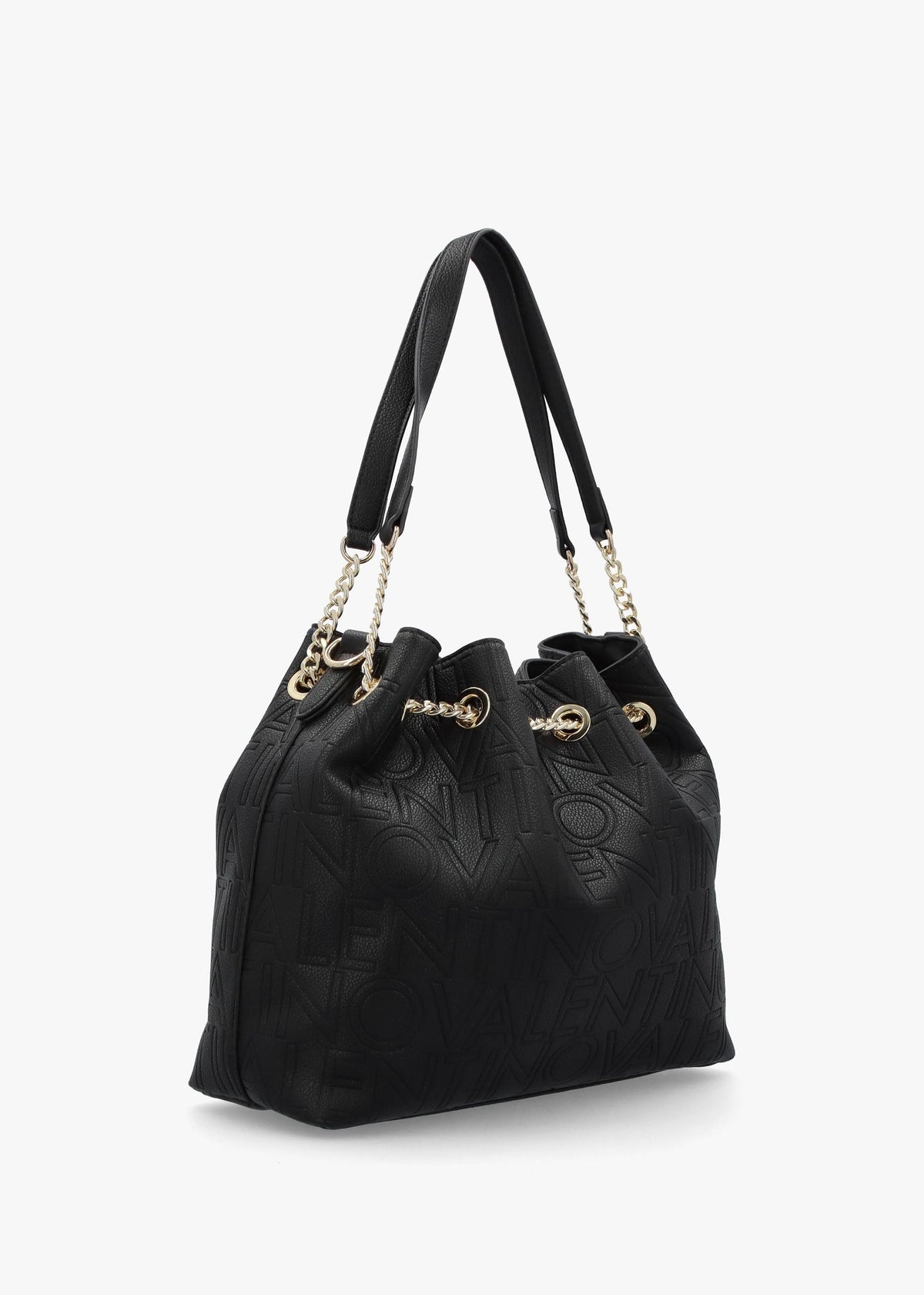 Pansy Nero Logo Bucket Bag