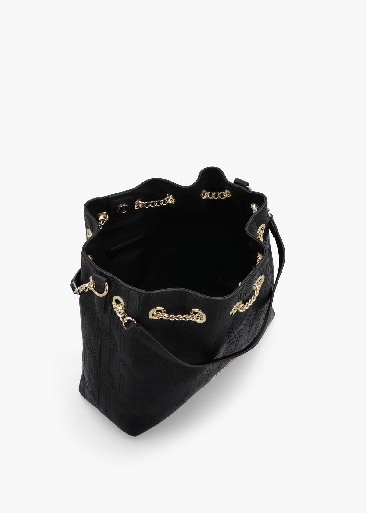 Pansy Nero Logo Bucket Bag