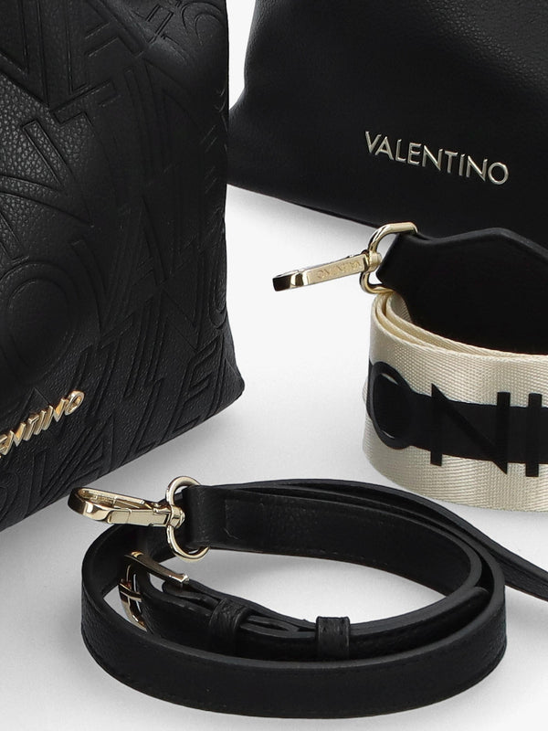 Pansy Nero Logo Bucket Bag