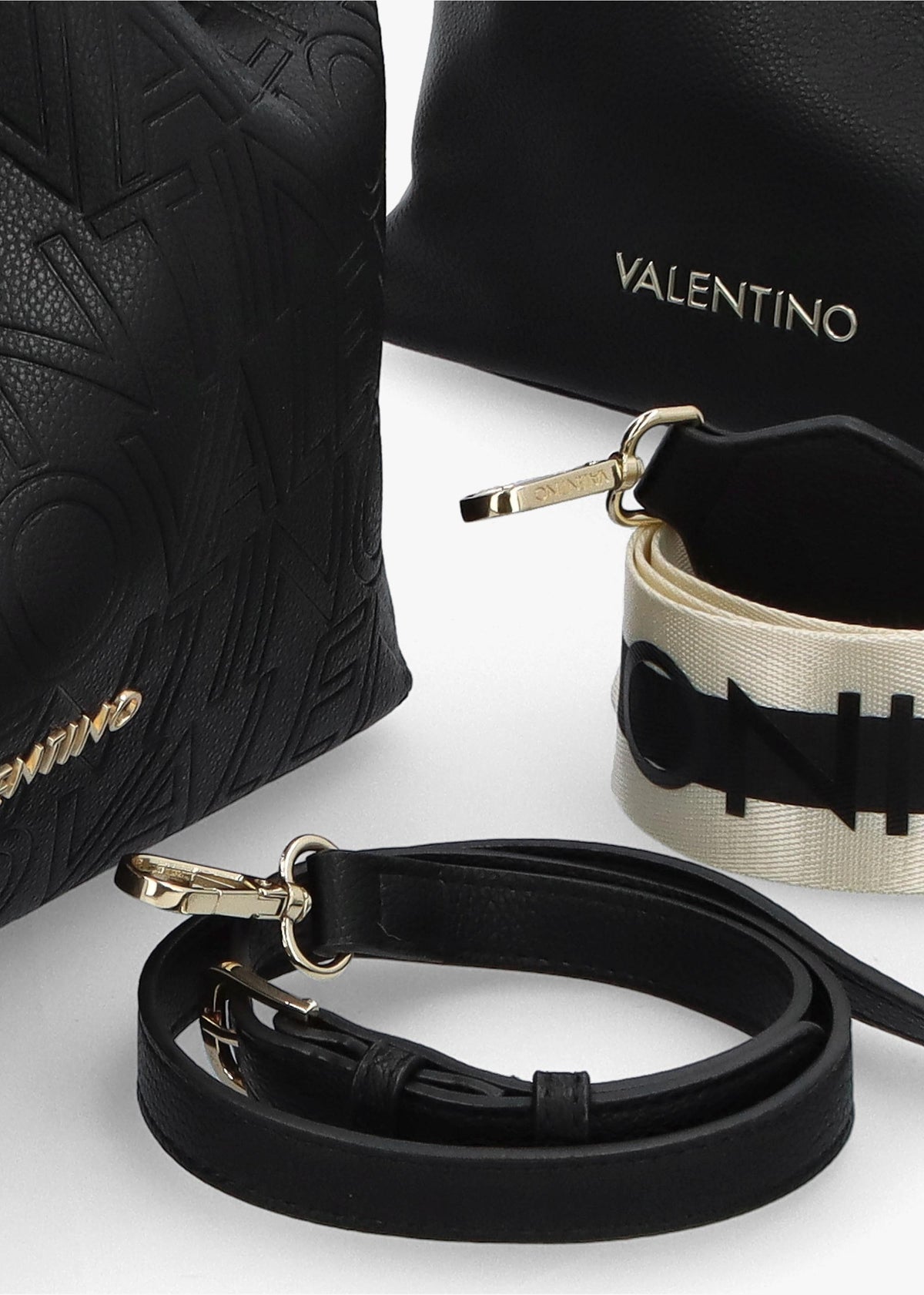 Pansy Nero Logo Bucket Bag