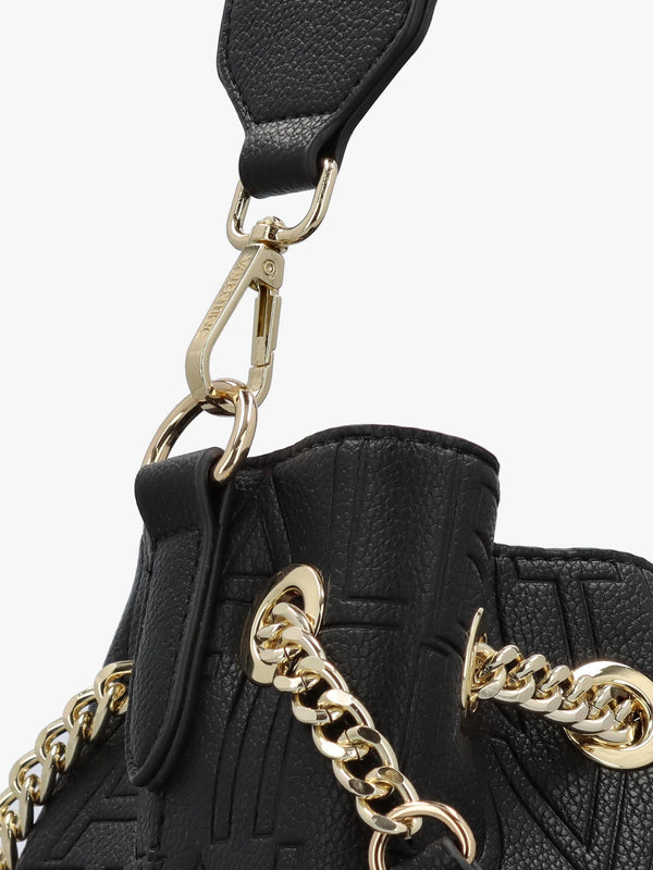 Pansy Nero Logo Bucket Bag