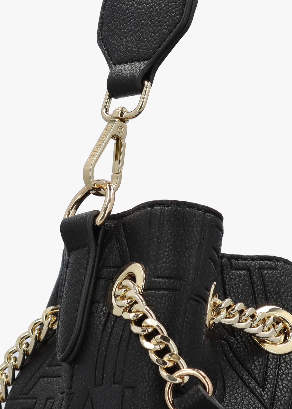 Pansy Nero Logo Bucket Bag