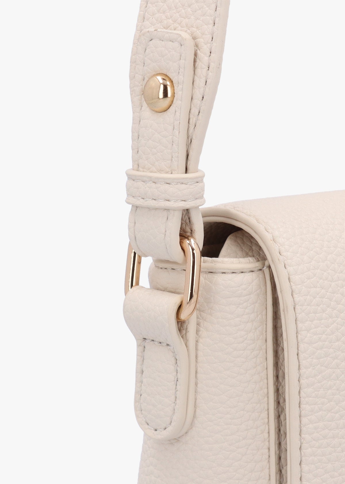 Rised Ecru Cross-Body Bag