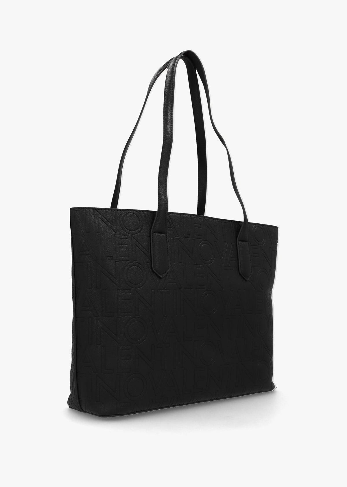 Pansy Nero Logo Shopper Bag
