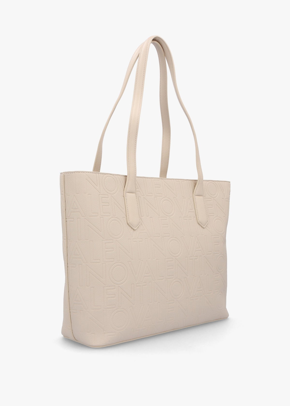 Pansy Ecru Logo Shopper Bag