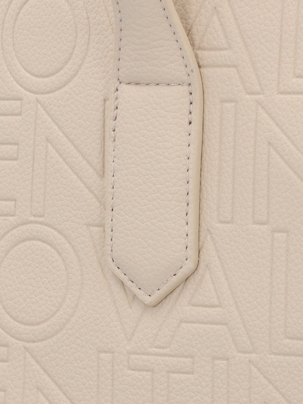 Pansy Ecru Logo Shopper Bag