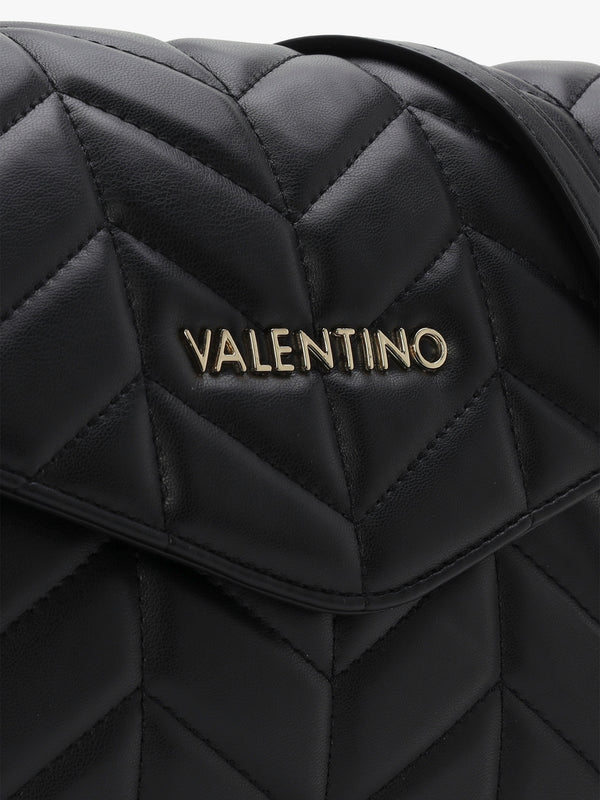 Petal Chevron Nero Cross-Body Bag